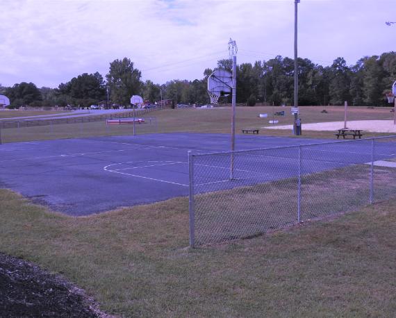 Basketball Courts at Indian Acres Campground
